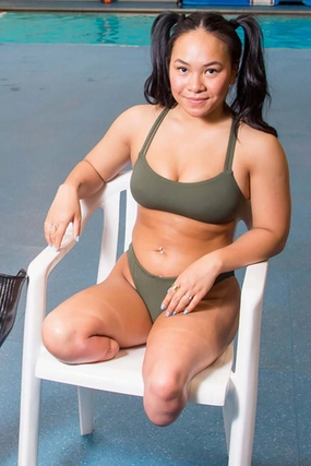 Fendrick Bikini Top - Army mix and match bikinis, stylish women's bikini options