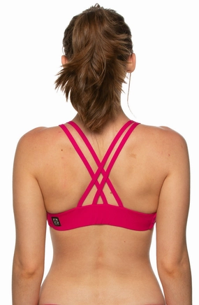 Fendrick Bikini Top - Dragon Fruit all types of swimwear, stylish swimwear for all body types