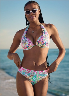 Fiji Moderate Bottom - Beach Art modest swim bottoms women, comfortable bikini bottoms