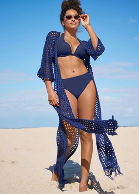 Fiji Moderate Bottom - Ultramarine Blue swimwear for all body types, comfortable womens beachwear