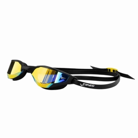 Finis Hayden Mirror Goggle - Orange/Black anti fog swim goggles, swim training goggles