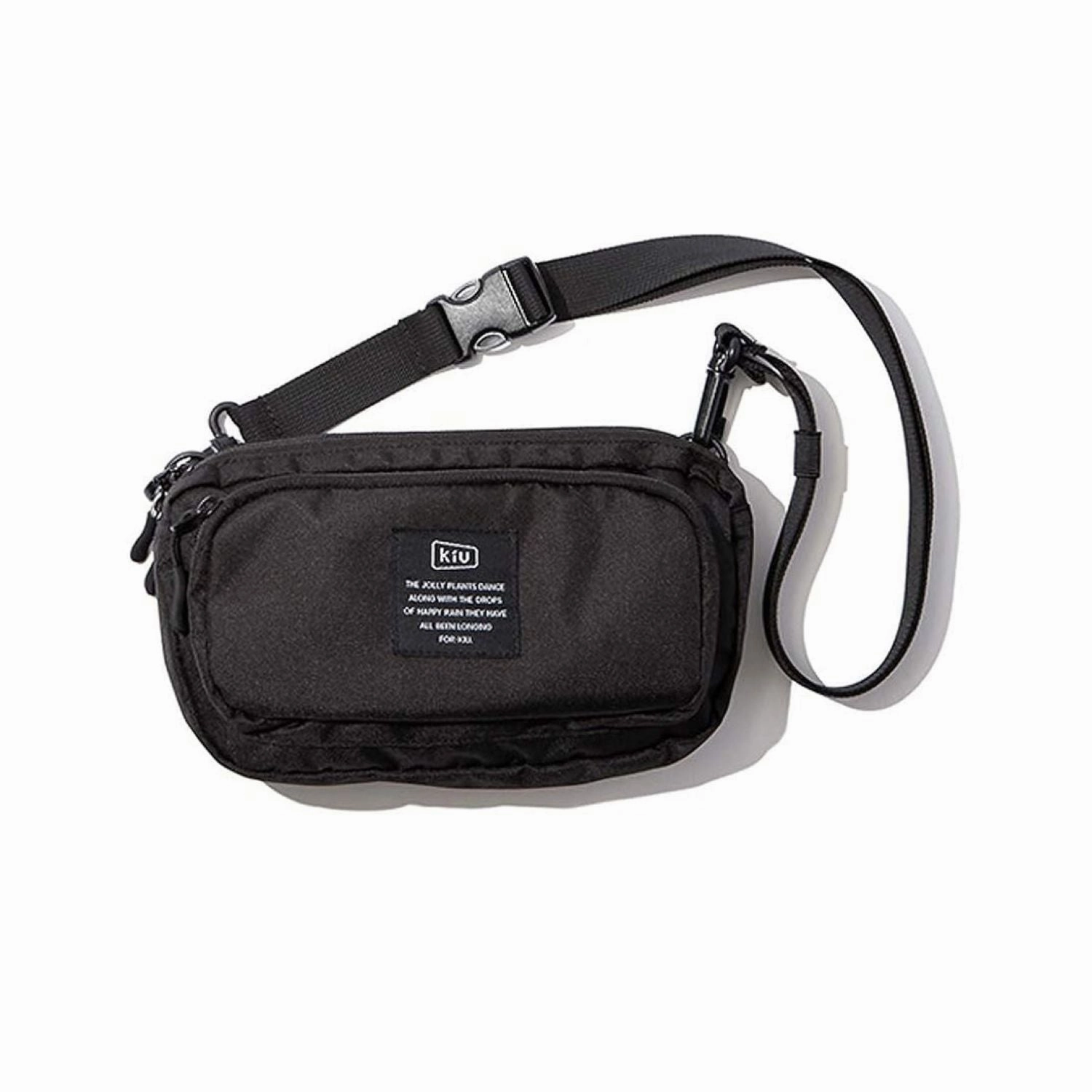 Travel Handbag Compact Travel Organizer Kiu 300D Front Pocket Mini Shoulder Bag