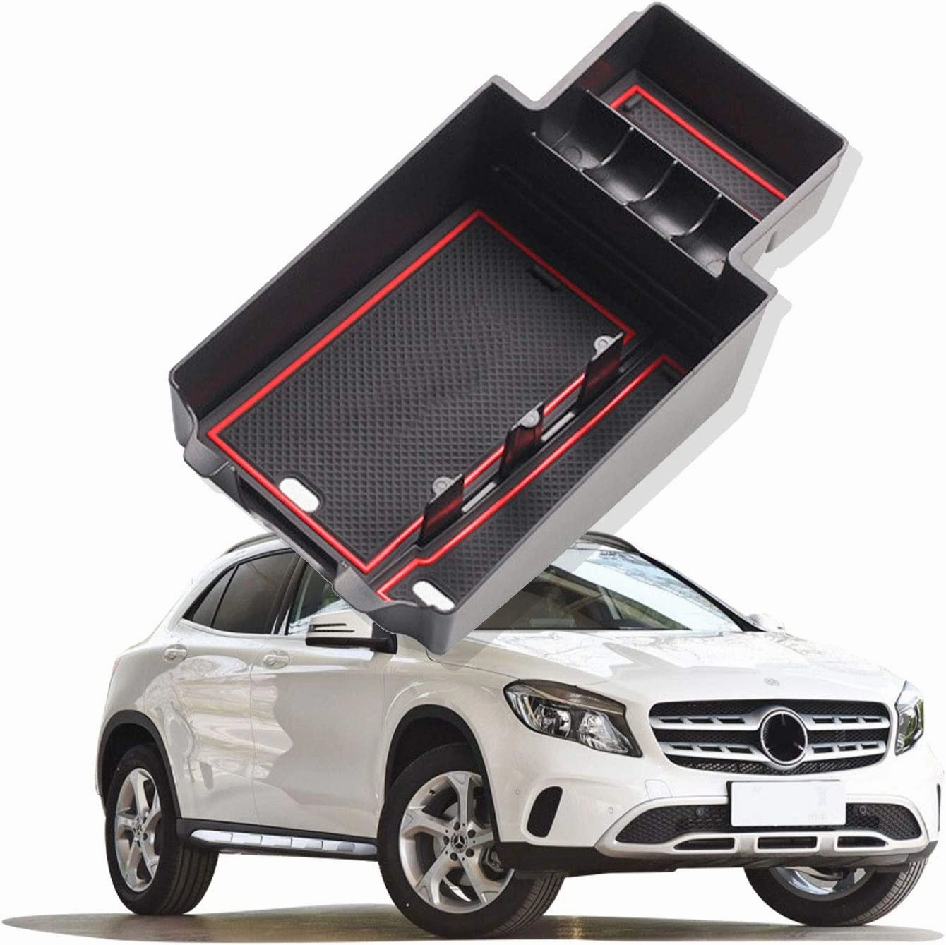 For Mercedes A-Class W177 V177 B-Class Gla Cla Center Armrest Storage Tray Daily Deal Frenzy