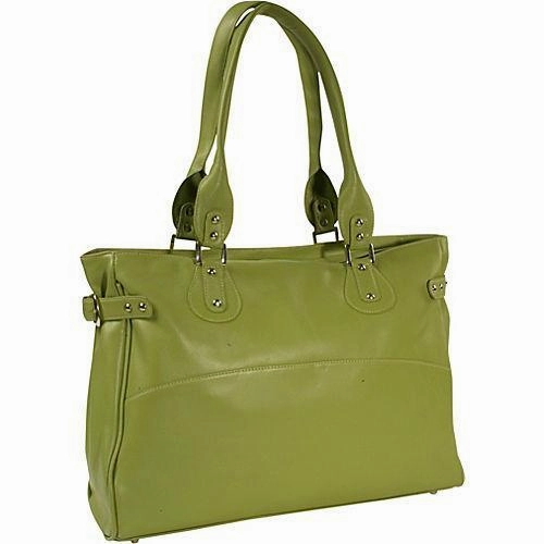 Piel Leather Large Ladies Side Strap Tote Travel Storage Organizer