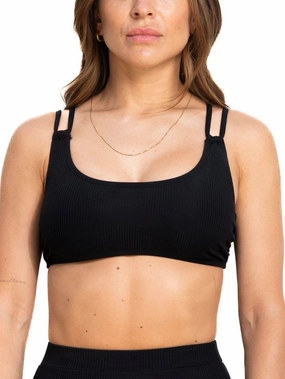 Florence Rib Bikini Top basic swimsuits for women, durable swimwear for ladies