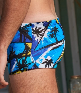 Florida Tan Through Swim Trunks tan through swimwear men, mens breathable swimwear