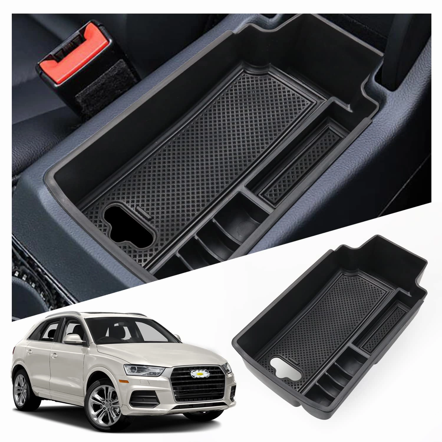 Trending Today Steal For Audi Q3 8U F3 Center Center Armrest Storage Tray 2013 