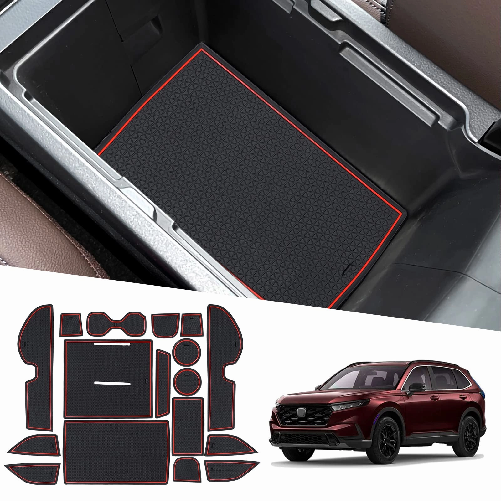 MustHave Steals For Honda Cr-V Door Slot Mats Center Armrest Storage 2023 