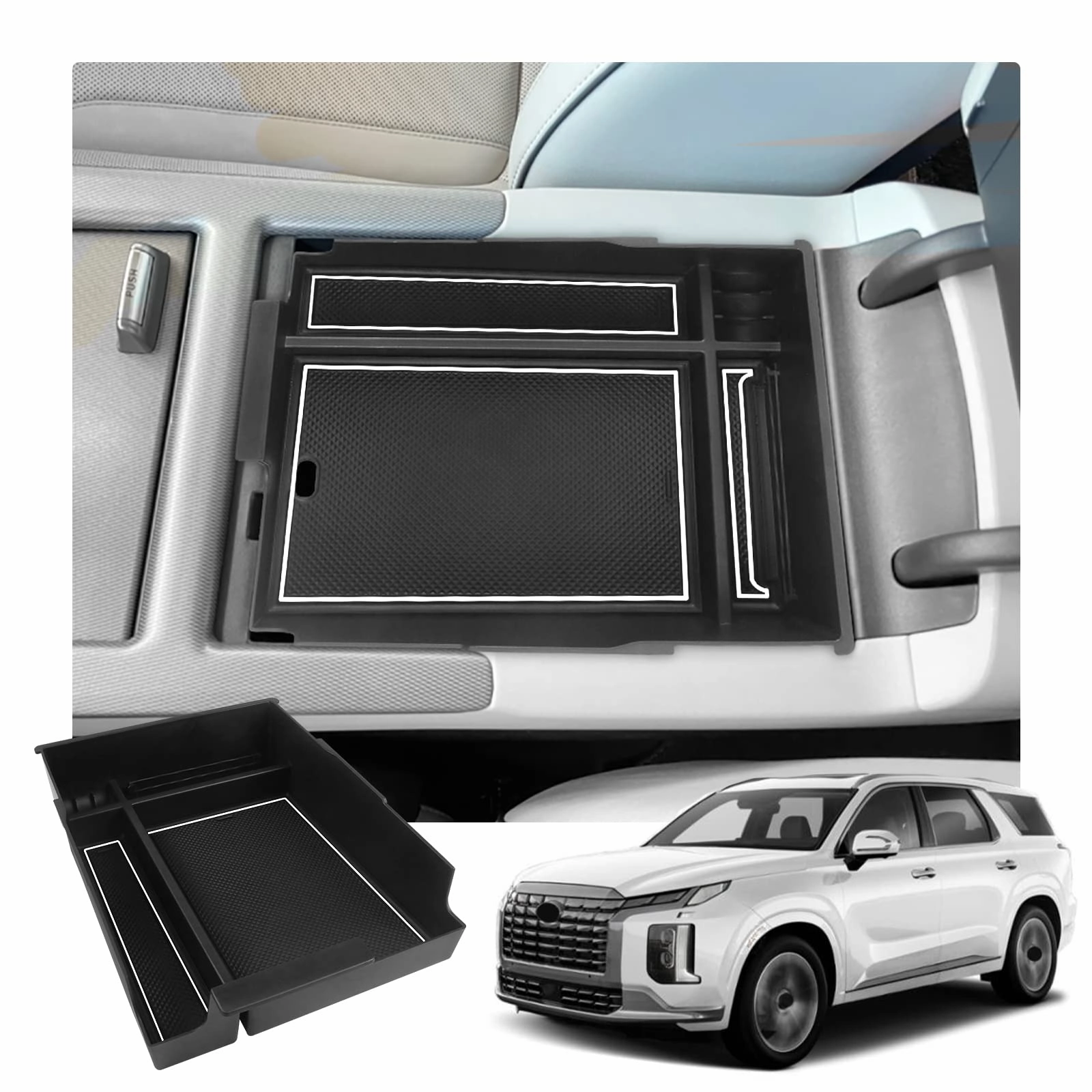 For Hyundai Palisade Center Console Organizer Tray 2020-2025 Hot Sale Alert Sweet Deal Inside