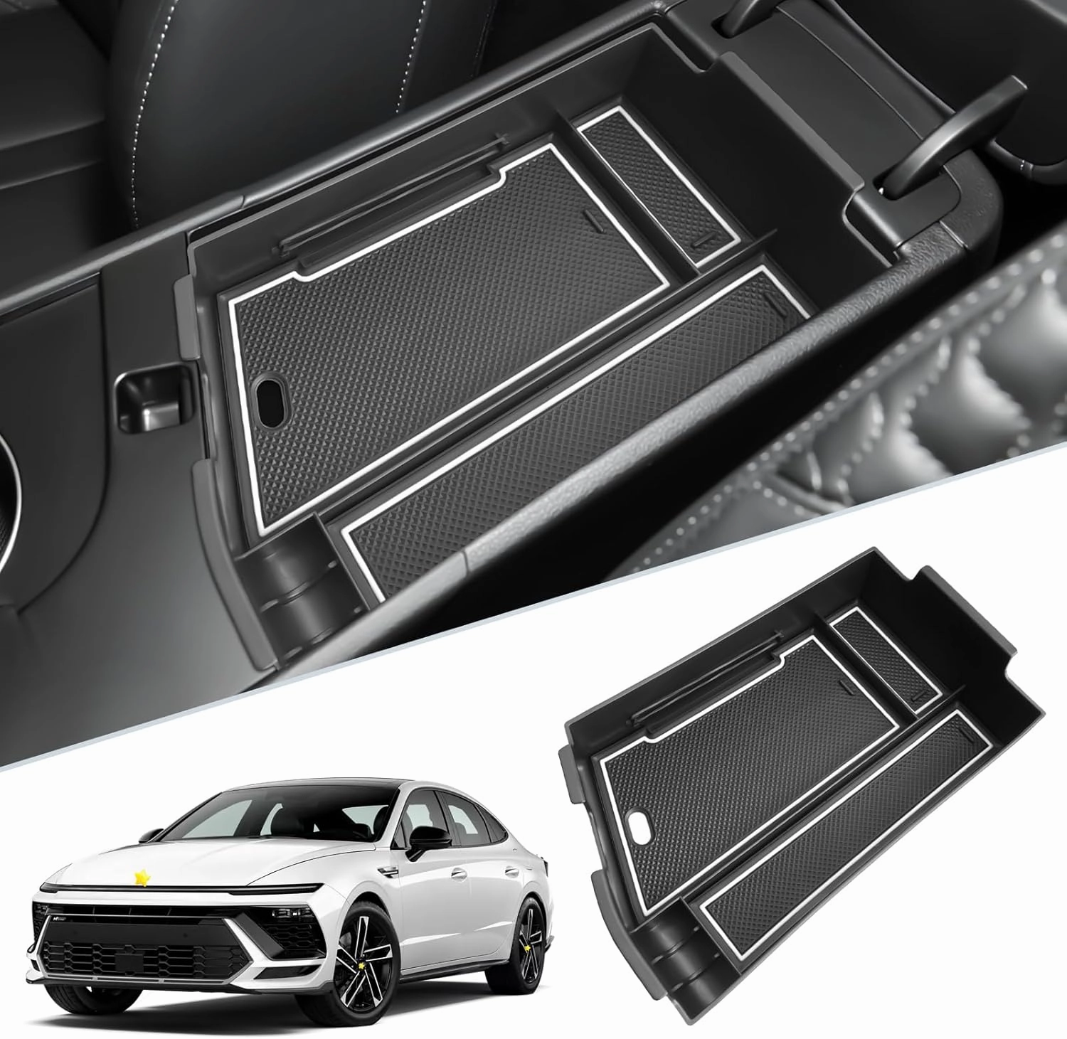 For Hyundai Sonata Center Console Organizer 2024 2025 Todays Best Deal MustHave Deal