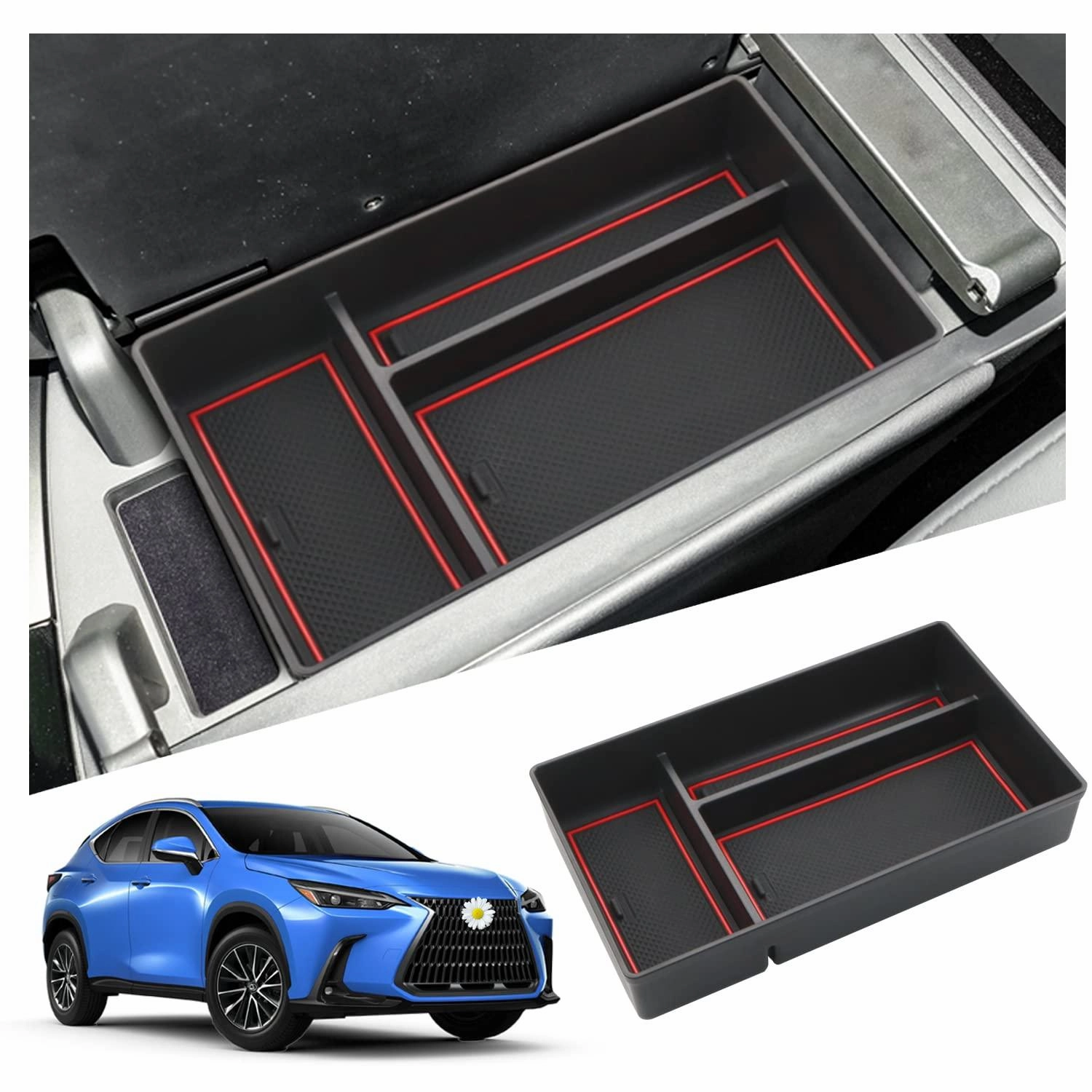 For Lexus Nx Center Armrest Storage Tray Best Deal Online Flash Discount Today
