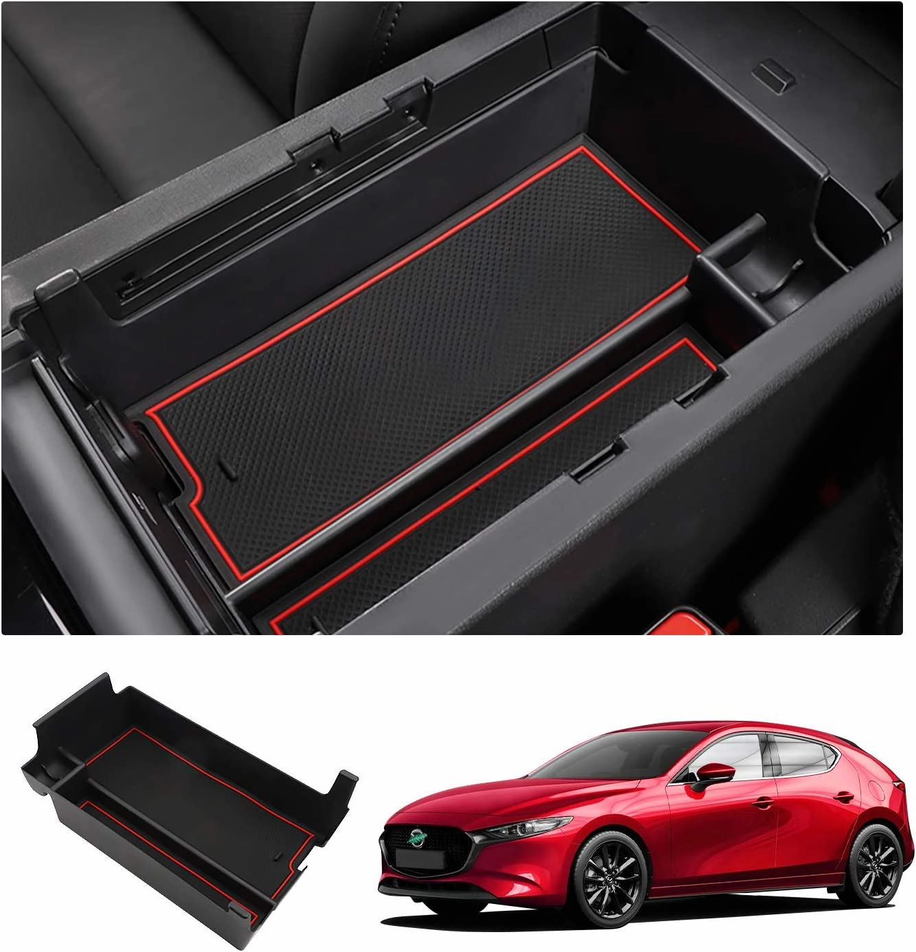 Special Savings Today Trending Now Discount For Mazda 3 Center Armrest Storage Tray 2019 