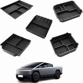 Shop Today Save For Tesla Cybertruck Center Console And Armrest Storage Tray 2024 2025 