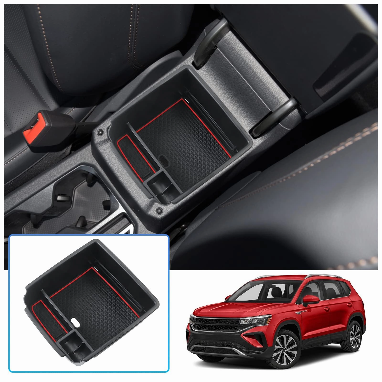 Shop the Best Deals Flash Offer Today For Volkswagen Tiguan 2Nd Generation Taos Center Armrest Storage Tray