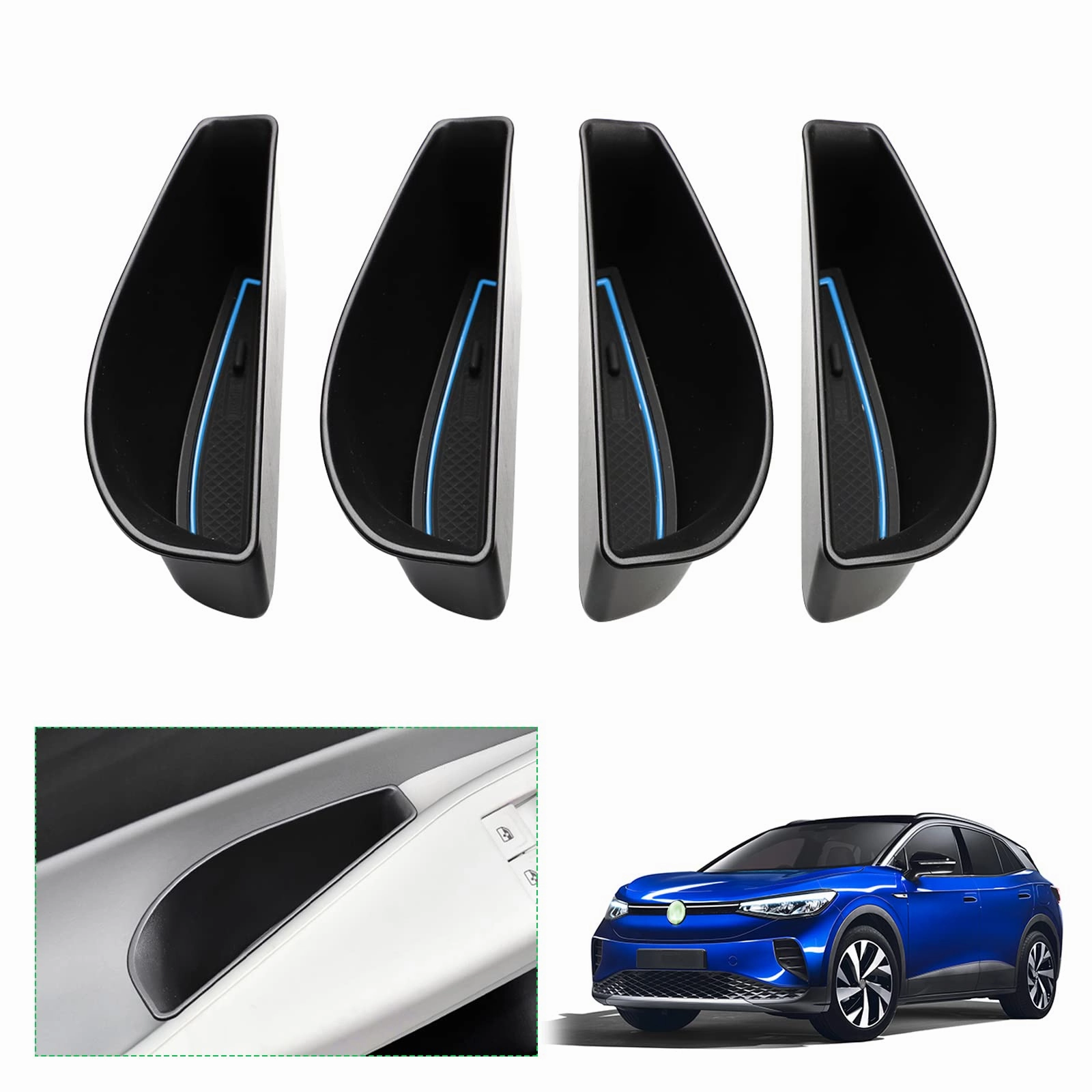 For Vw Id.4 Door Handle Storage Box 2020  Hot Offer Event