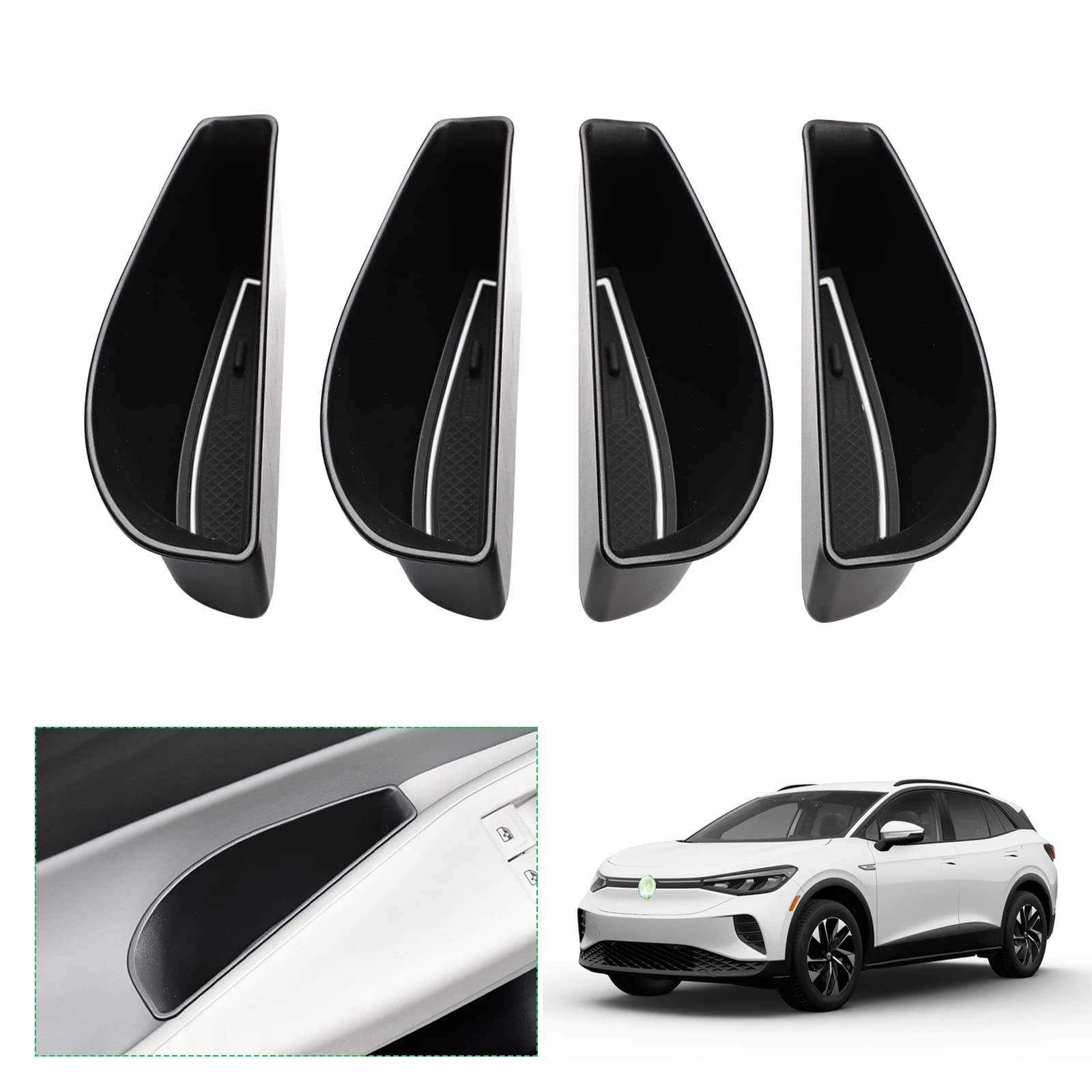 For Vw Id.4 Door Handle Storage Box 2020  Dont Miss Todays Deal