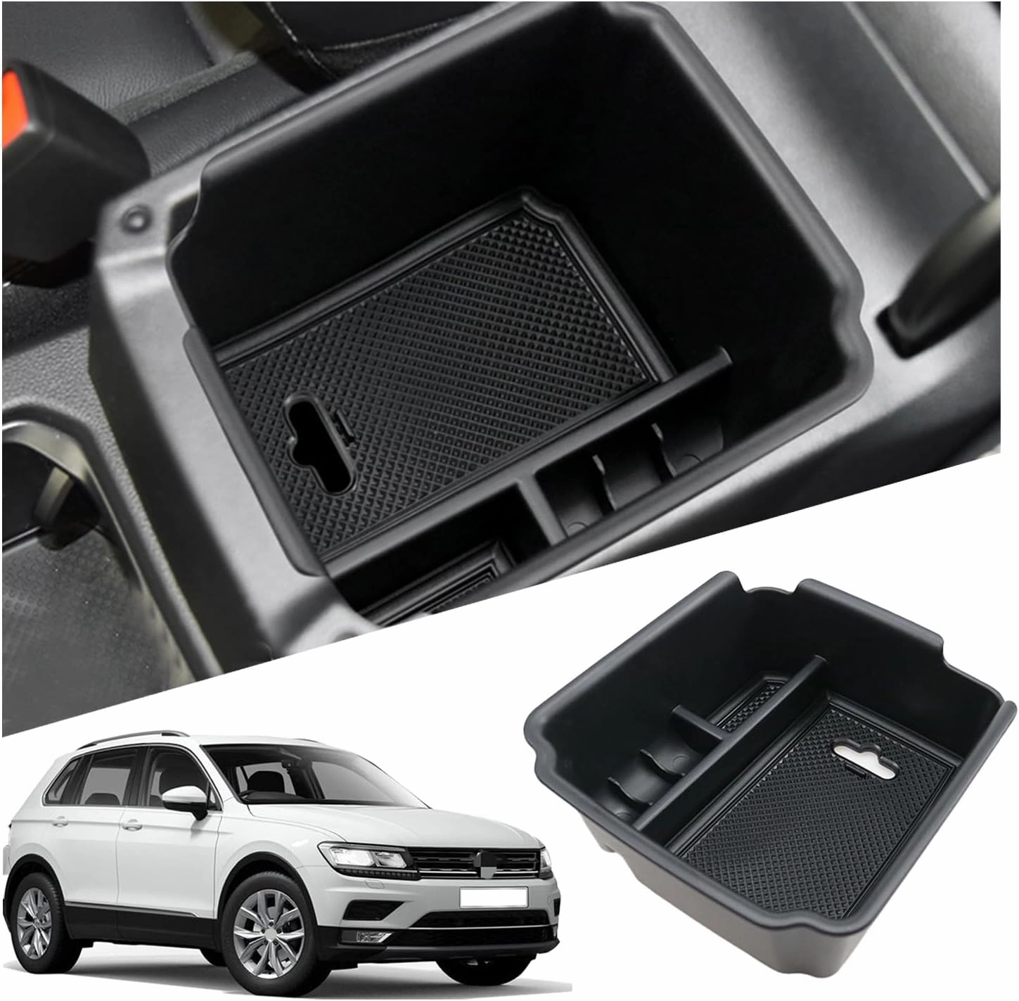 MustShop Sale Clearance Sale For Vw Taos Middle Armrest Console Organizer 2017 