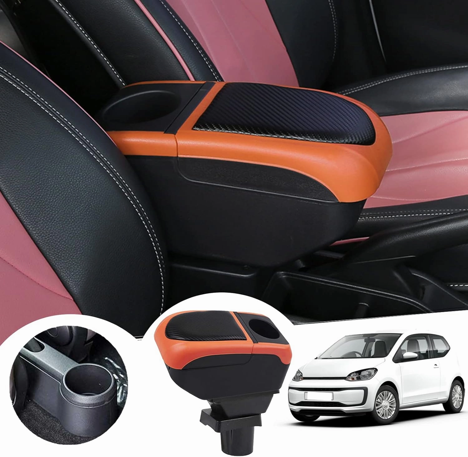 Todays Best Deal For Vw Up/ Seat Mii/ Skoda Citigo Centre Console Armrest Box 2013-2022