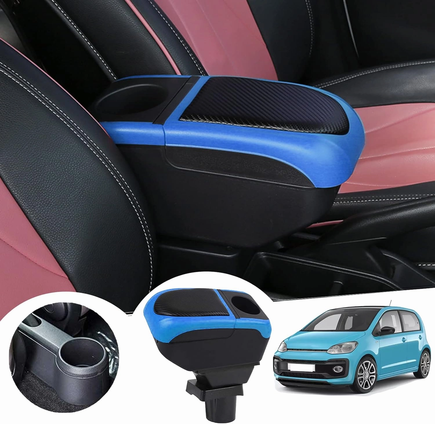 For Vw Up/ Seat Mii/ Skoda Citigo Centre Console Armrest Box 2013-2022 Hot Sale Today