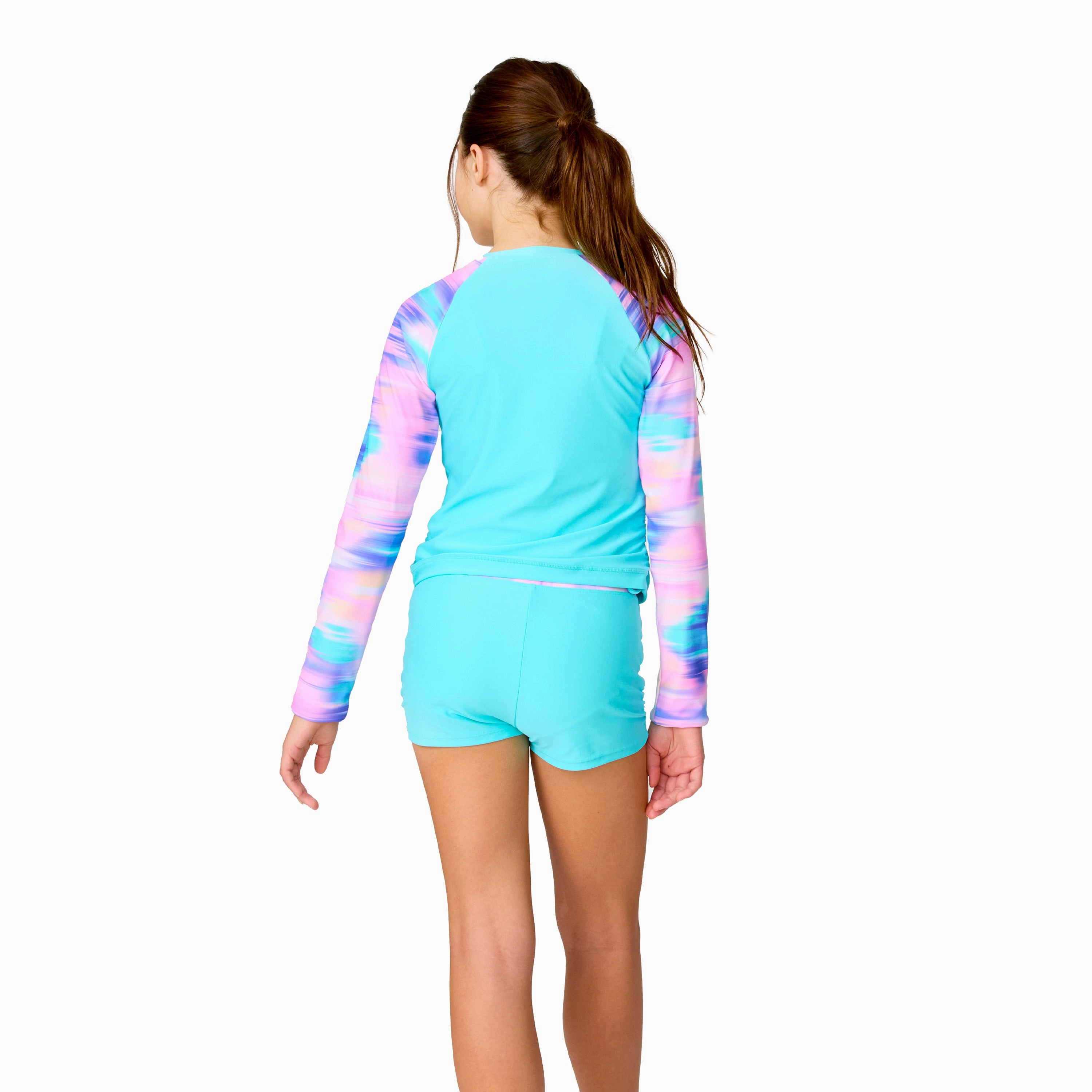 Free Country Girls' Dreamy Drift Rash Guard Swim Set