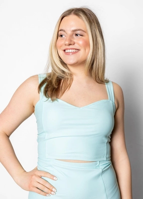 Fresh Mint | Original Latter-Back Top tankini swim tops, adjustable bikini tops