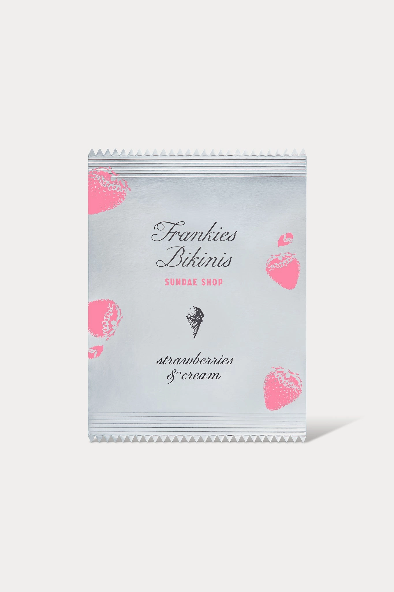 Full Moon Micro Bikini Bottom - Strawberries & Cream