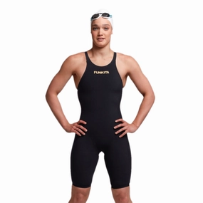 Funkita Apex Viper Secure Kneeskin - Black Attack performance swimwear for women, athletic swimsuits