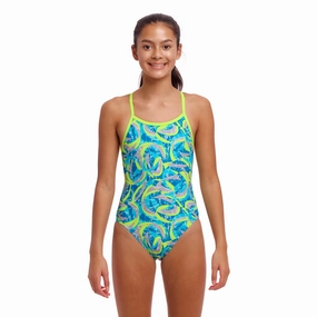 Funkita Ice Slicer Single Strap Girls Swimsuit swim training suits women, performance one piece swimsuits