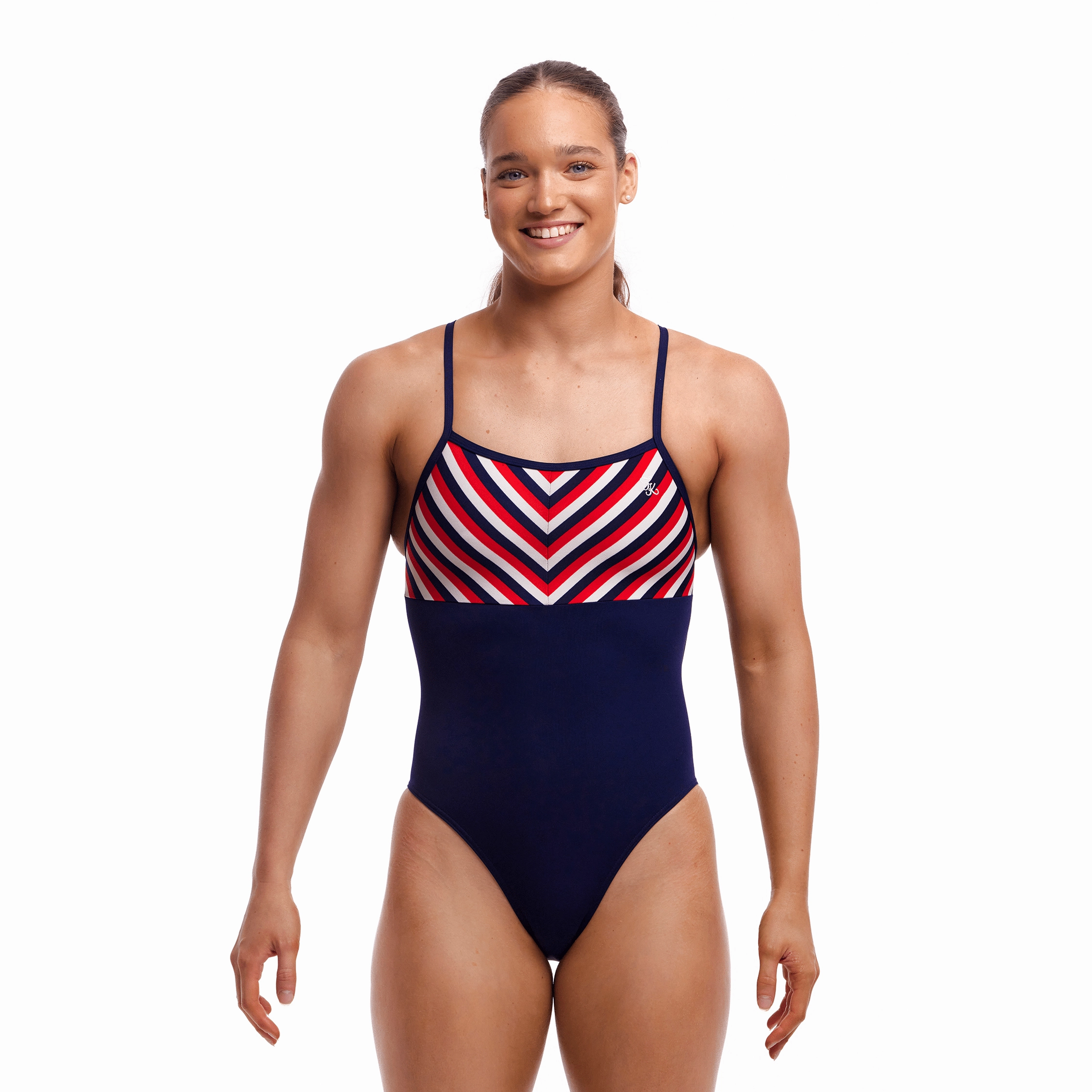 Funkita Riviera Single Strength Ladies Swimsuit swim training suits women, performance one piece swimsuits
