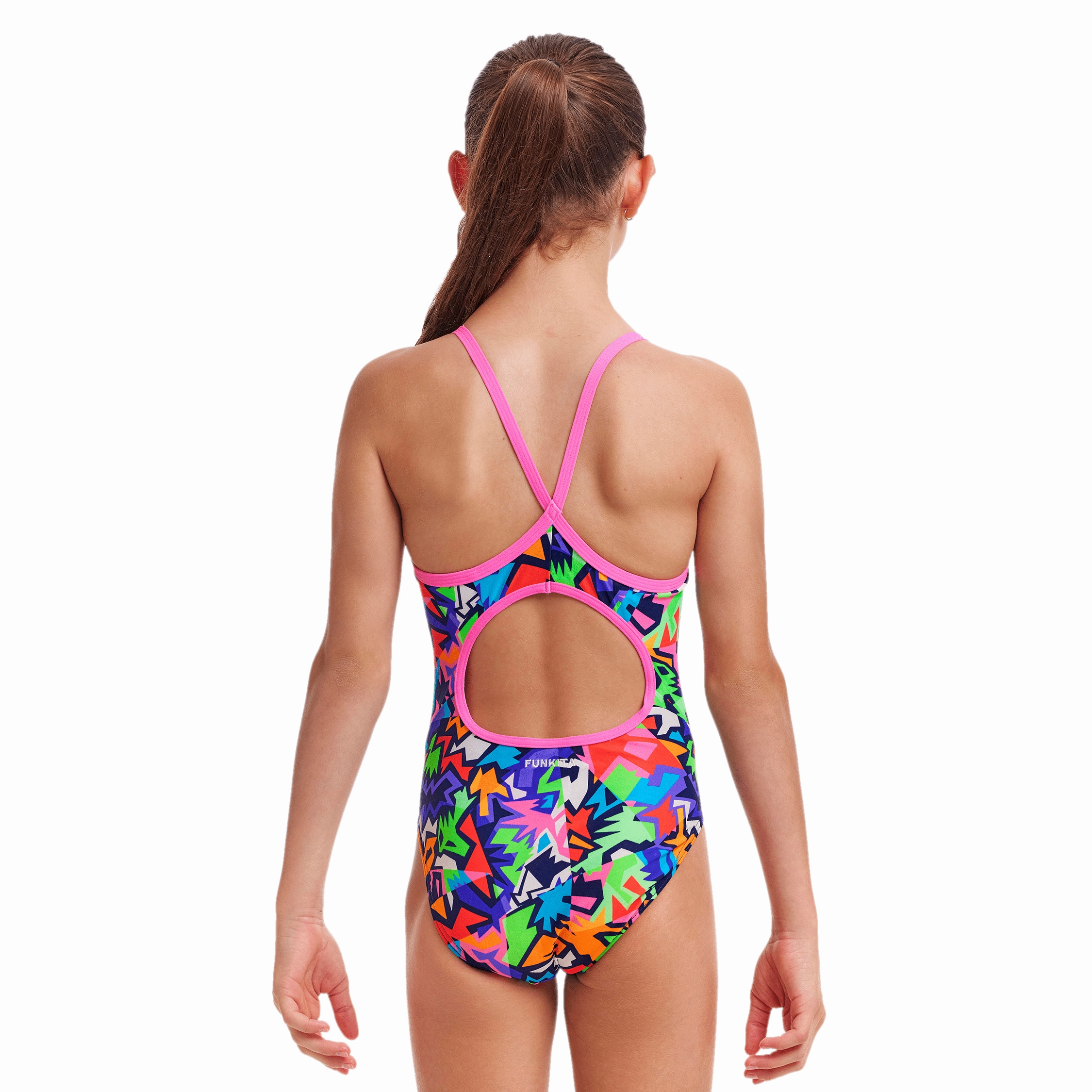Funkita Sharp Edges Diamond Back Girls Swimsuit
