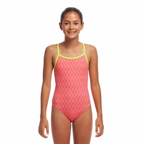 Funkita Wicked Waves Single Strap Girls Swimsuit swim training suits women, performance one piece swimsuits