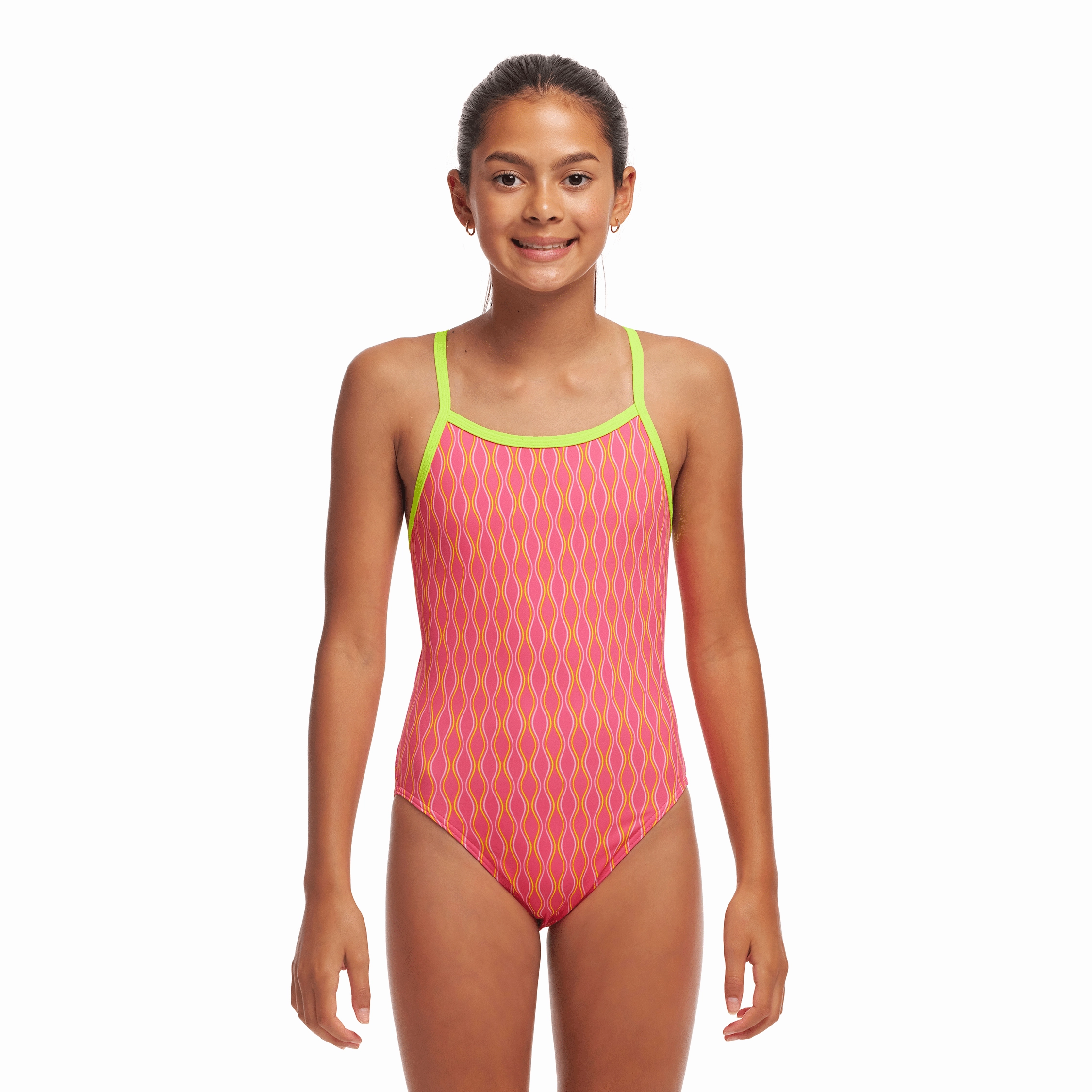 Funkita Wicked Waves Single Strap Girls Swimsuit swim training suits women, performance one piece swimsuits