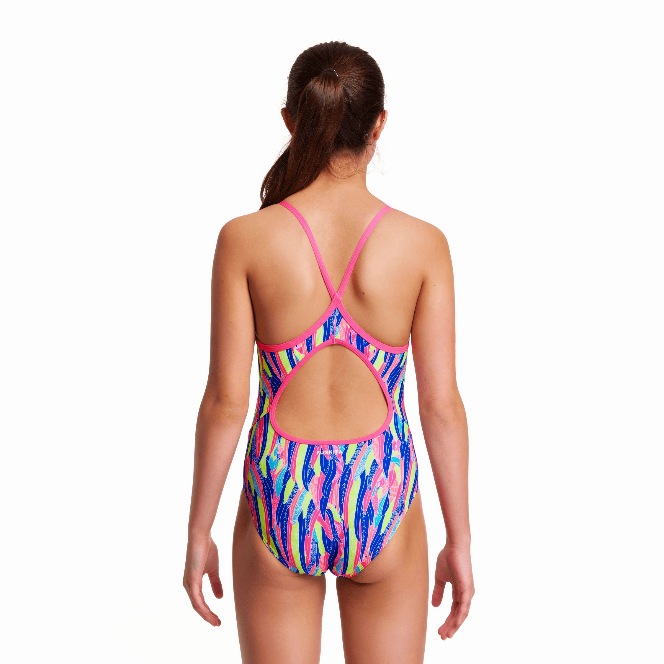 Funkita Wing Tips Girl's Diamond Back Swimsuit