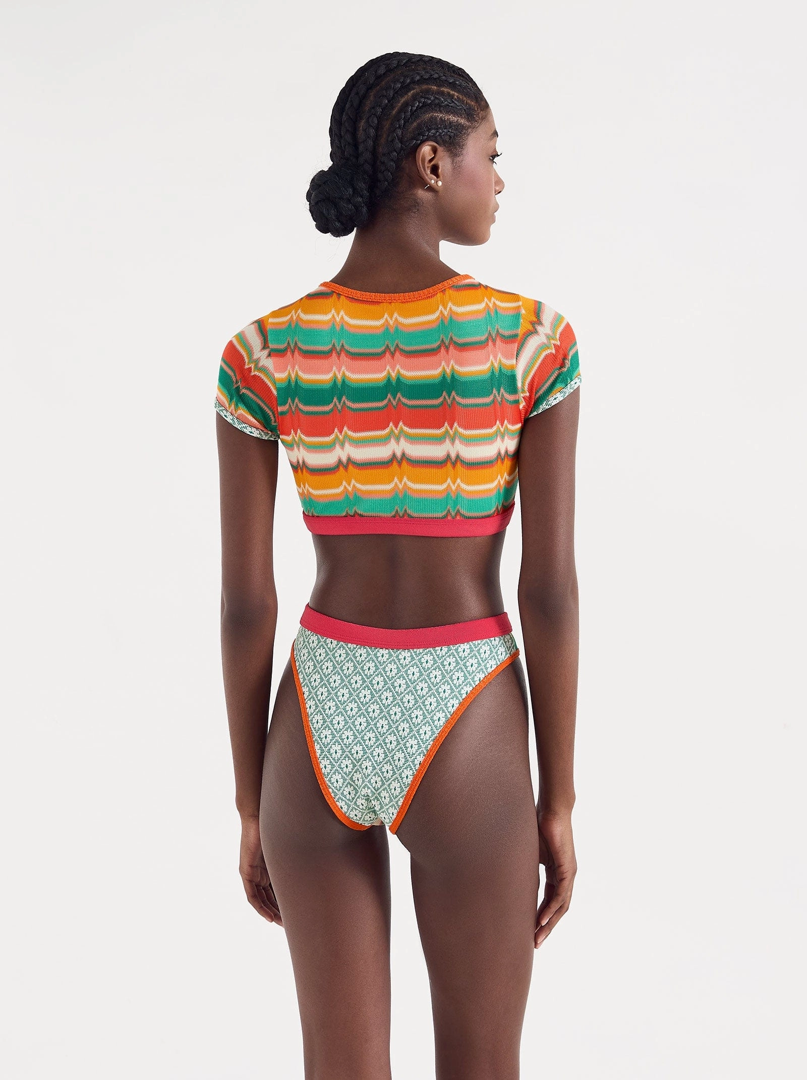 gaby bottom milos cheeky swim bottoms, full coverage swim briefs women