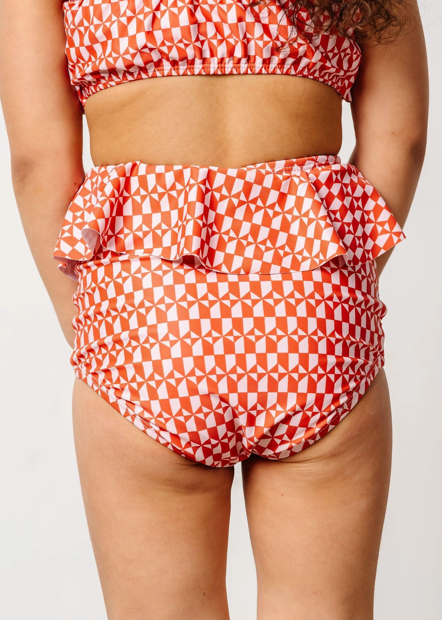 Geometric | Mini Peplum Bottoms