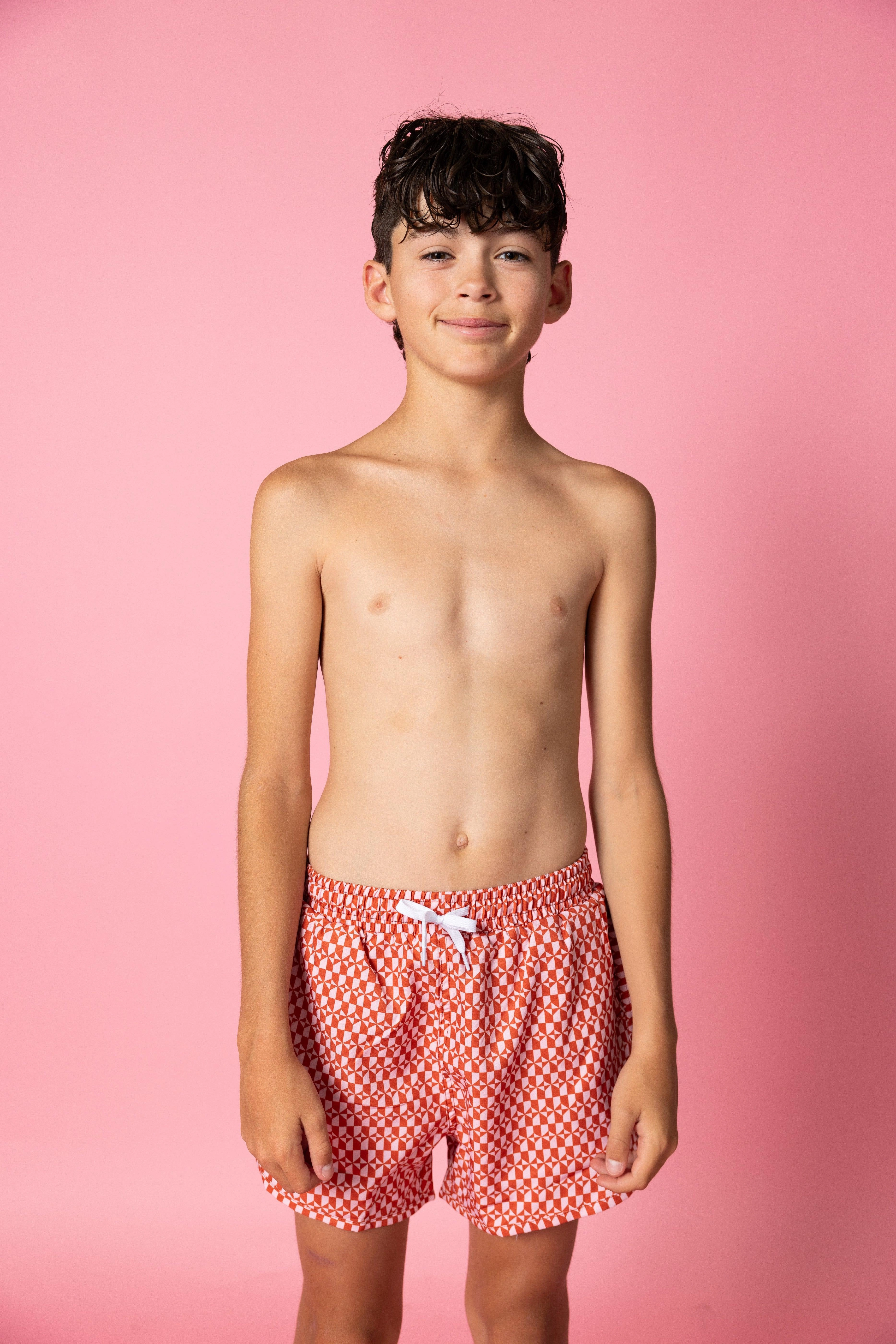 Geometric | Youth Retro Shorties