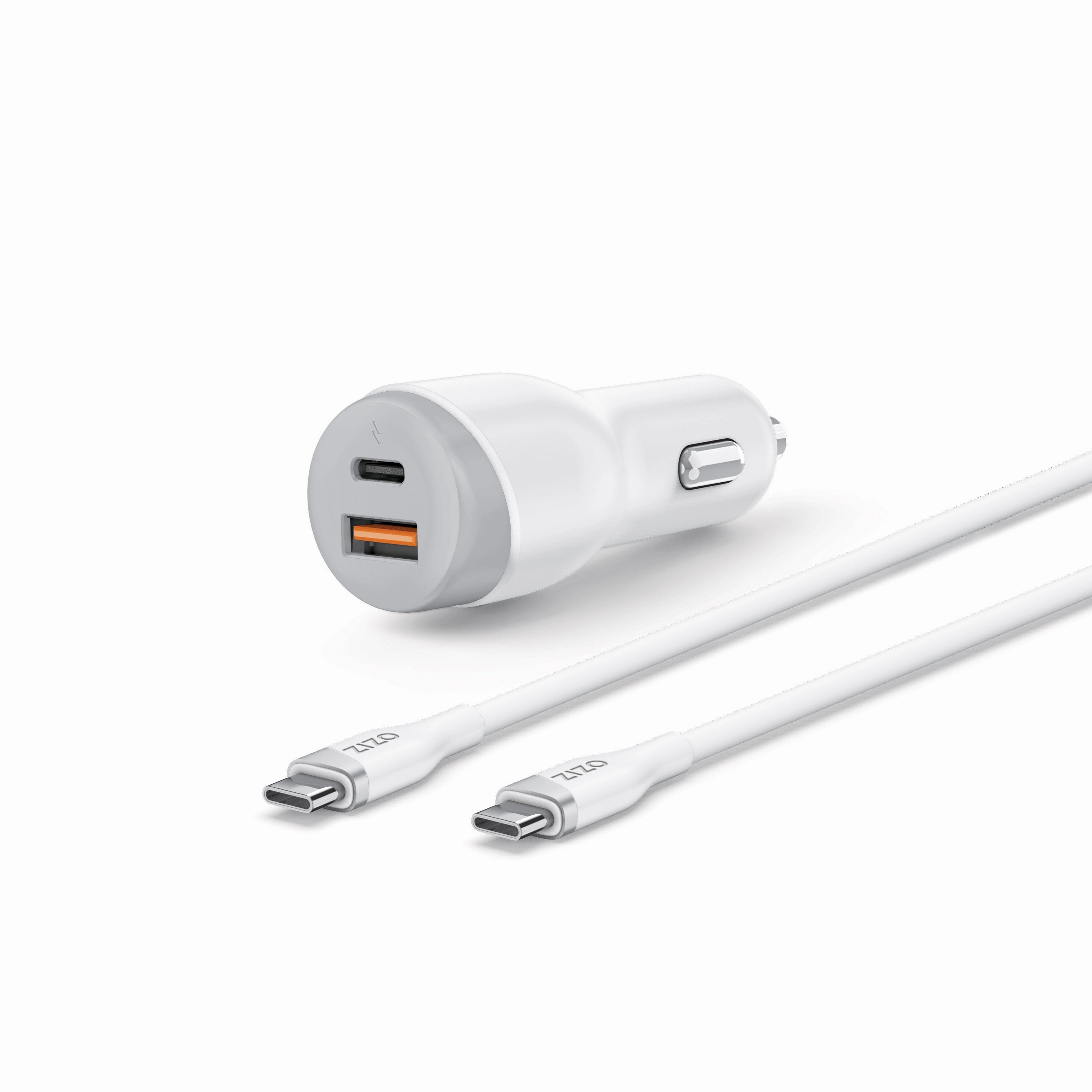 Zizo Powervault 30W Dual Port Car Charger Bundle   Usb-C Cable   Usb-A Adapter Grab It Now Hot Offer Event