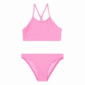 Girl's Ellis Bikini Set In Pink stylish teen girl swimsuits, teen girls swimwear sets