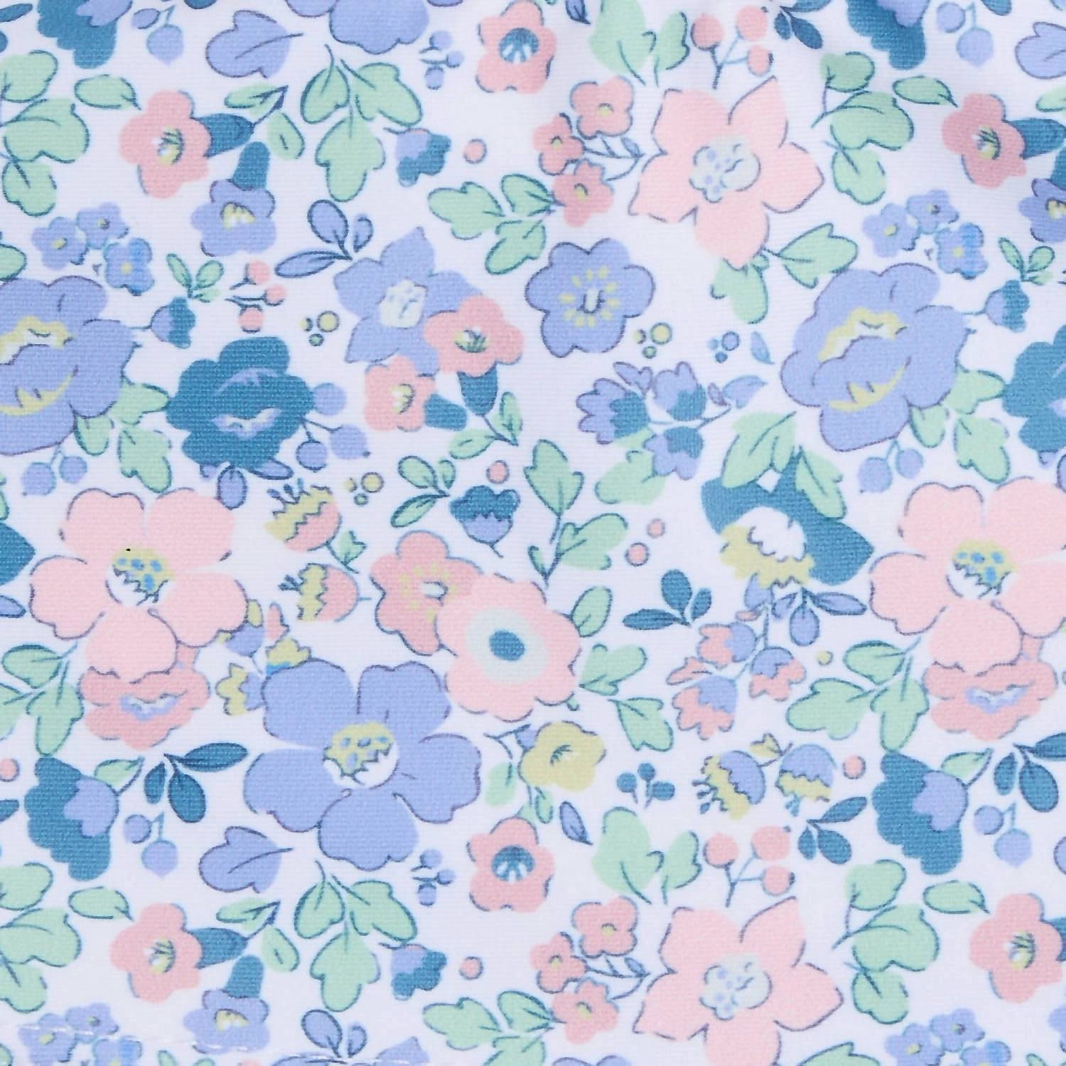 Girl's Lottie Short Sleeve Rashguard In Floral