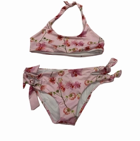Girl's Orchids Bikini In Pink stylish teen girl swimsuits, teen girls swimwear sets