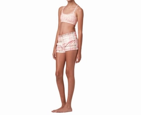 Girl's Short Circuit Swim Shorts In Gingham stylish teen girl swimsuits, teen girls swimwear sets