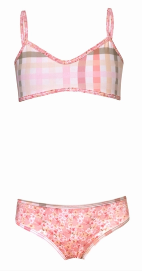 Girl's So Chic Bikini Swimsuit In Gingham stylish teen girl swimsuits, teen girls swimwear sets