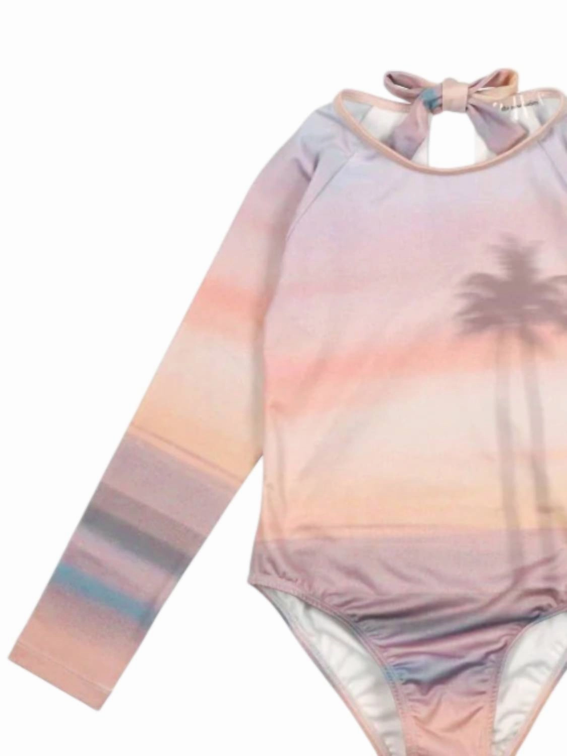 Girl's Sunset One Piece Swimsuit In Purple