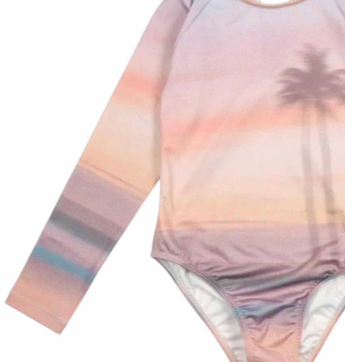 Girl's Sunset One Piece Swimsuit In Purple