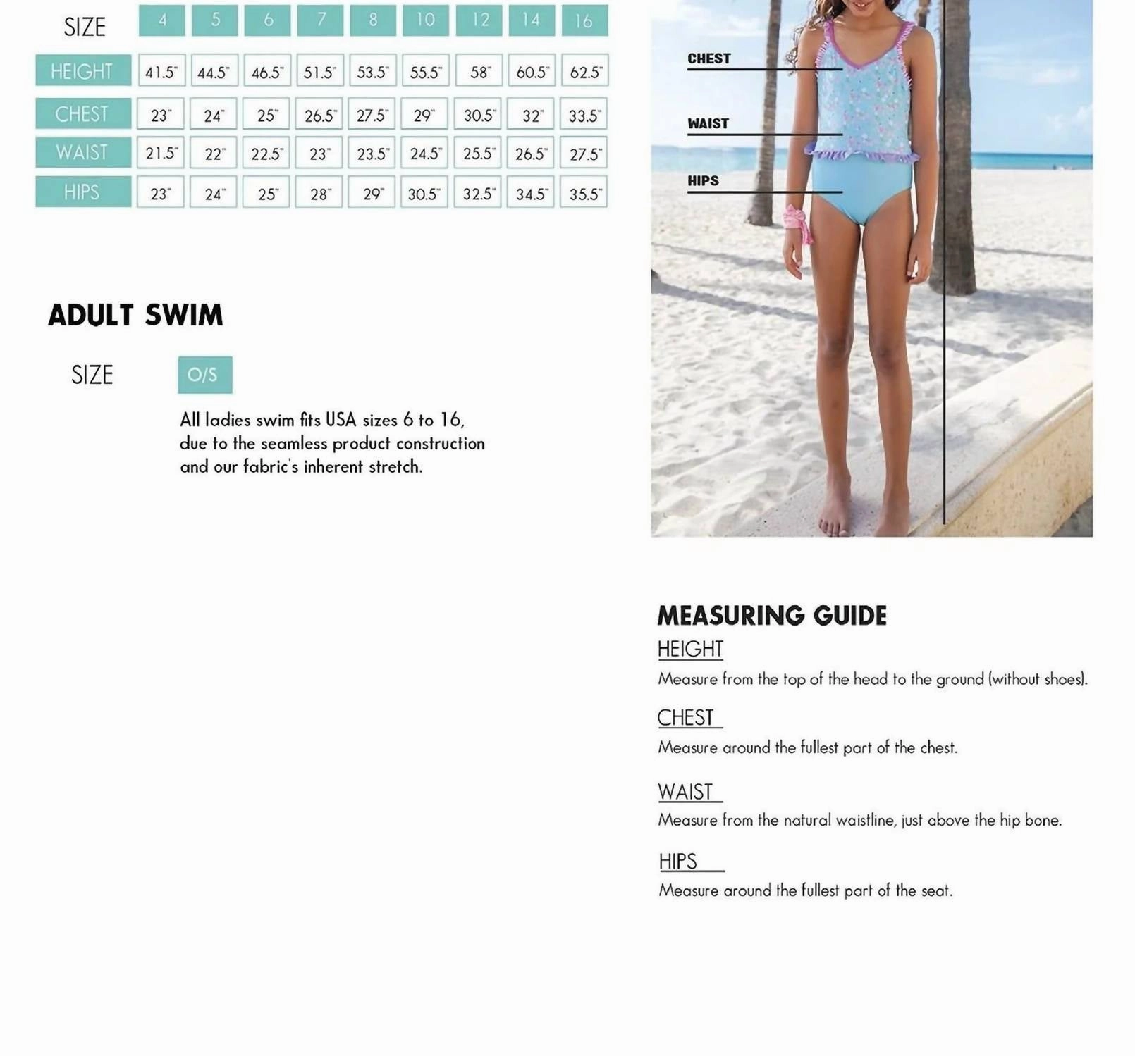 Girls Crinkled Asymetrical One Piece In Turquoise And Purple