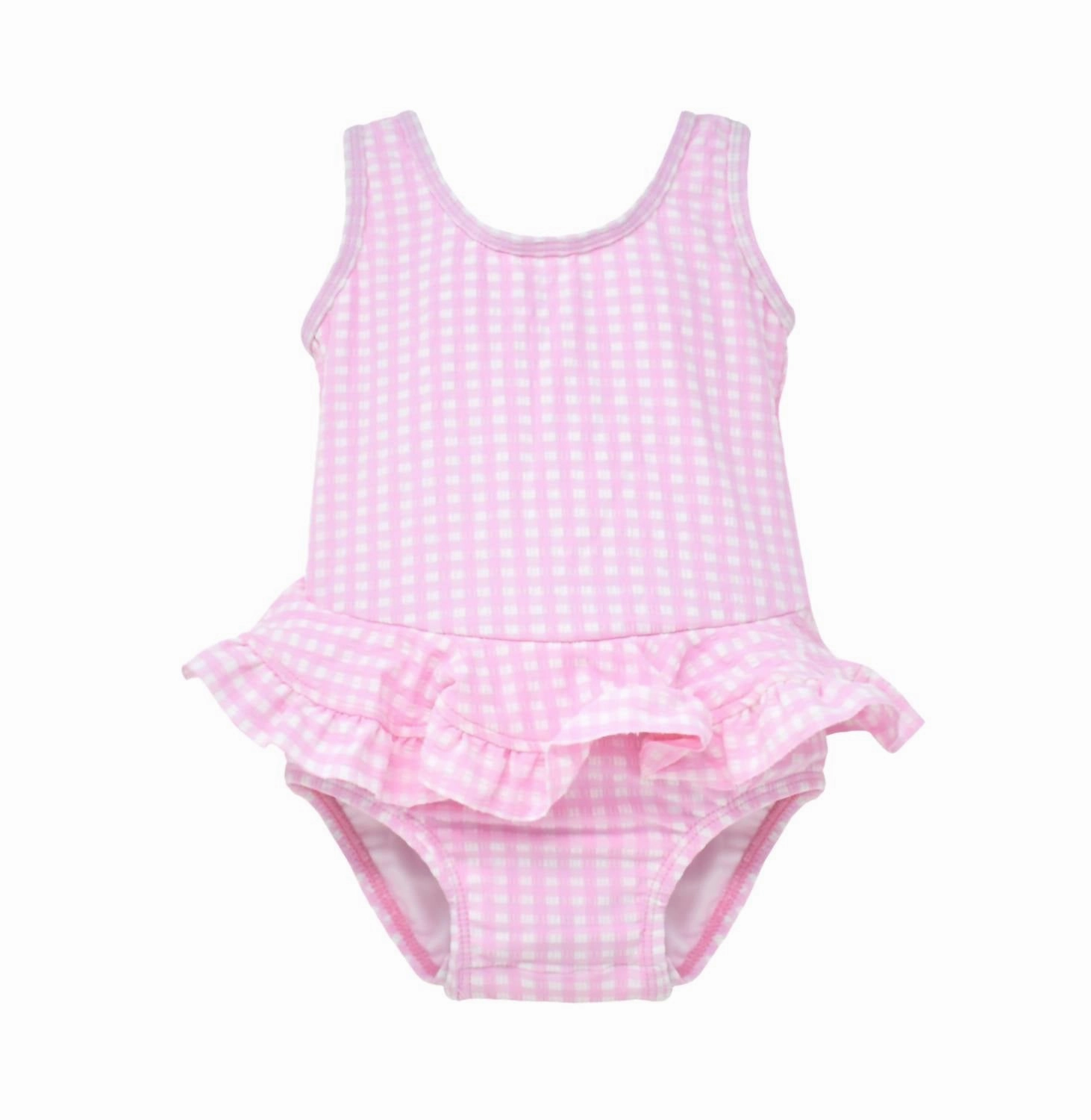 Girls One Piece Swimsuit In Pink stylish teen girl swimsuits, teen girls swimwear sets