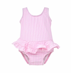 Girls One Piece Swimsuit In Pink stylish teen girl swimsuits, teen girls swimwear sets