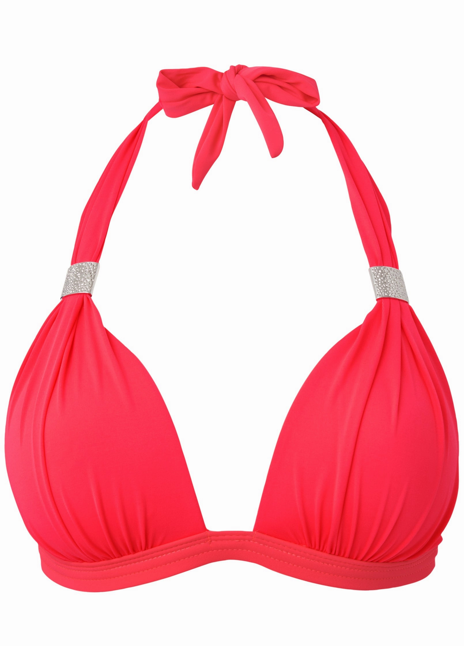 Goddess Push-Up Halter Top  - Sweet Red