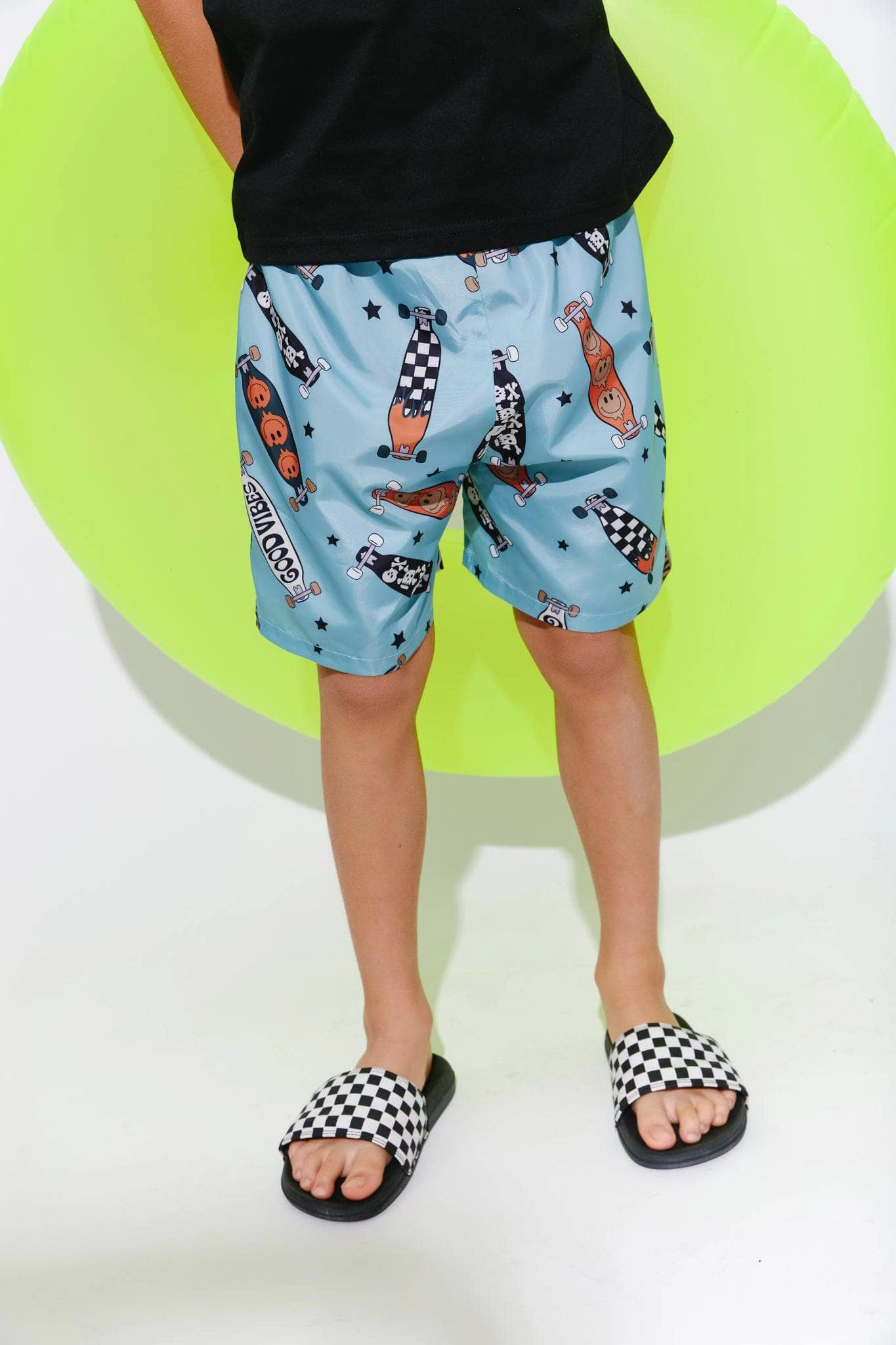 Good Vibes Swim Shorts boys swimwear sets, boys swim trunks