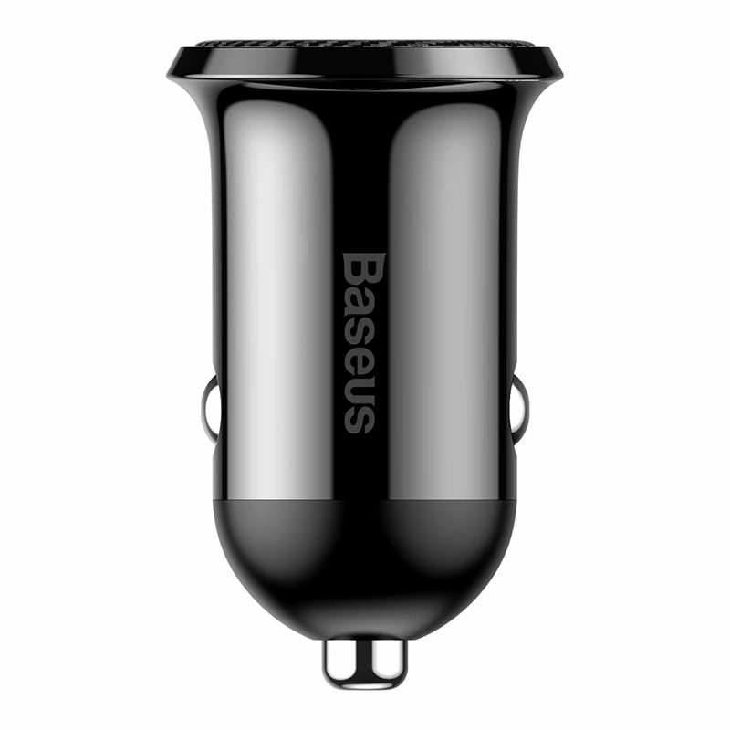Trending Offer Today Baseus Grain Pro Car Charger 2X Usb 4.8 A Black (Ccallp-01)